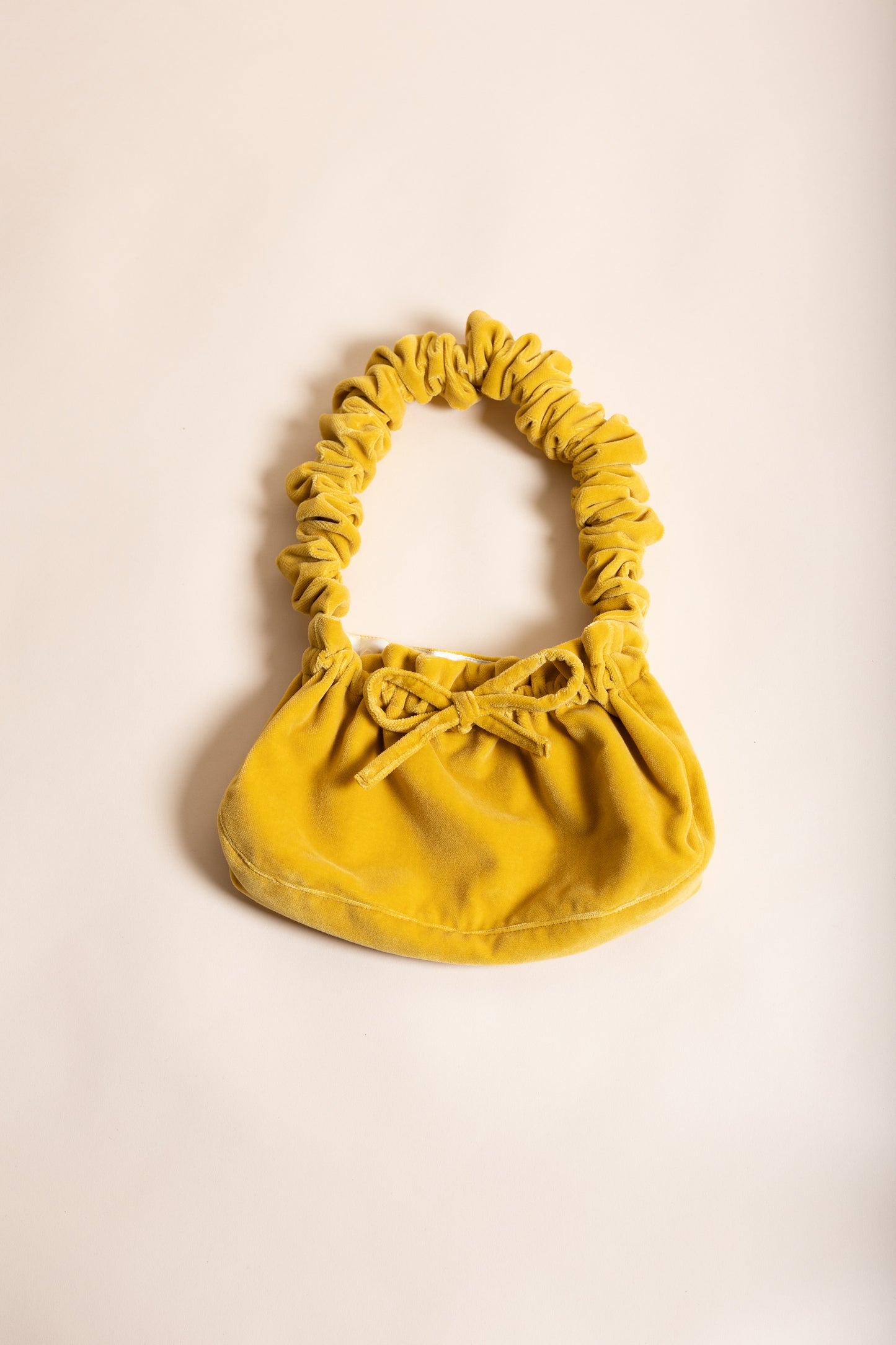 Mustard Velvet Bag - Myriades