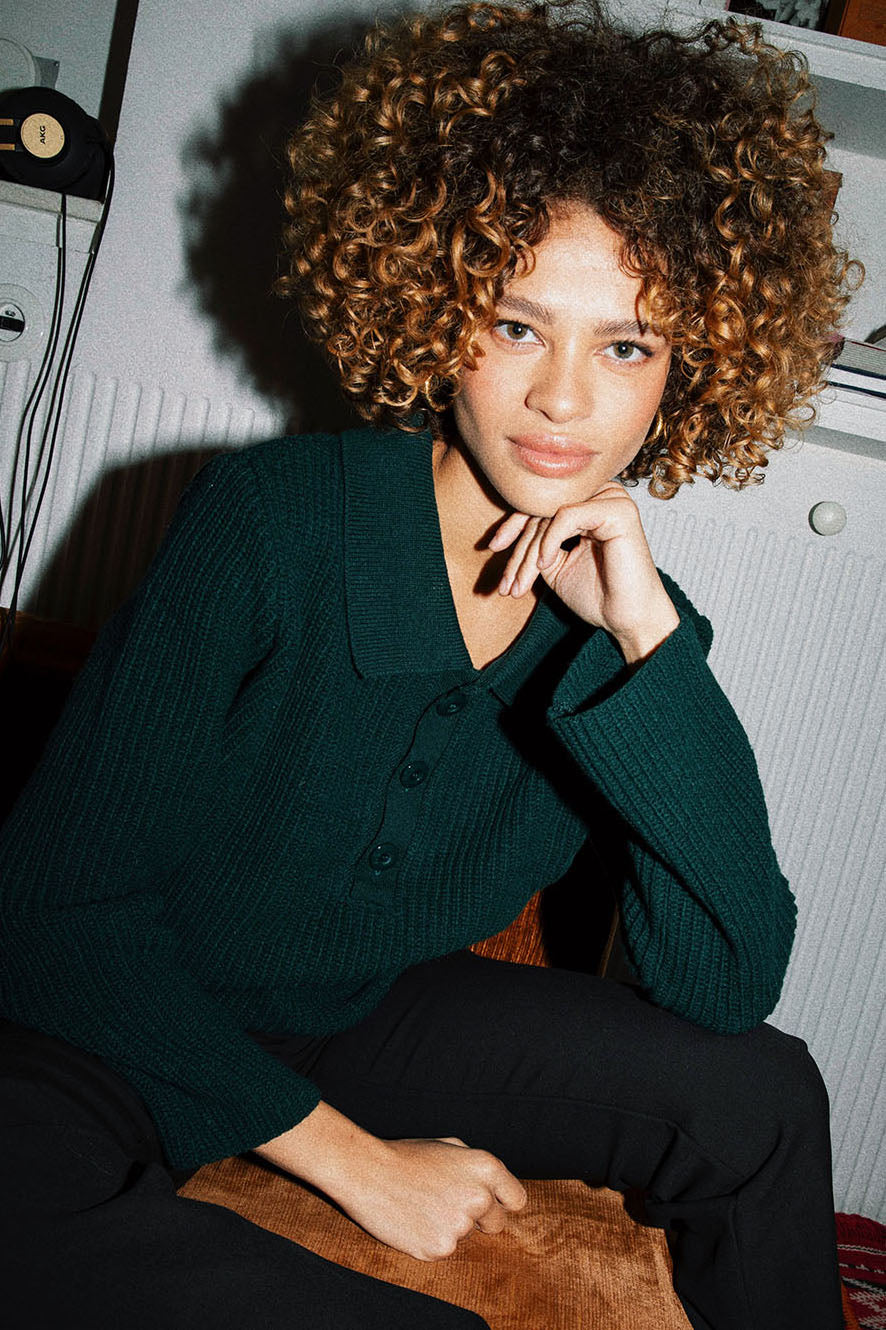 Sweater Torreya green - Avani Apparel
