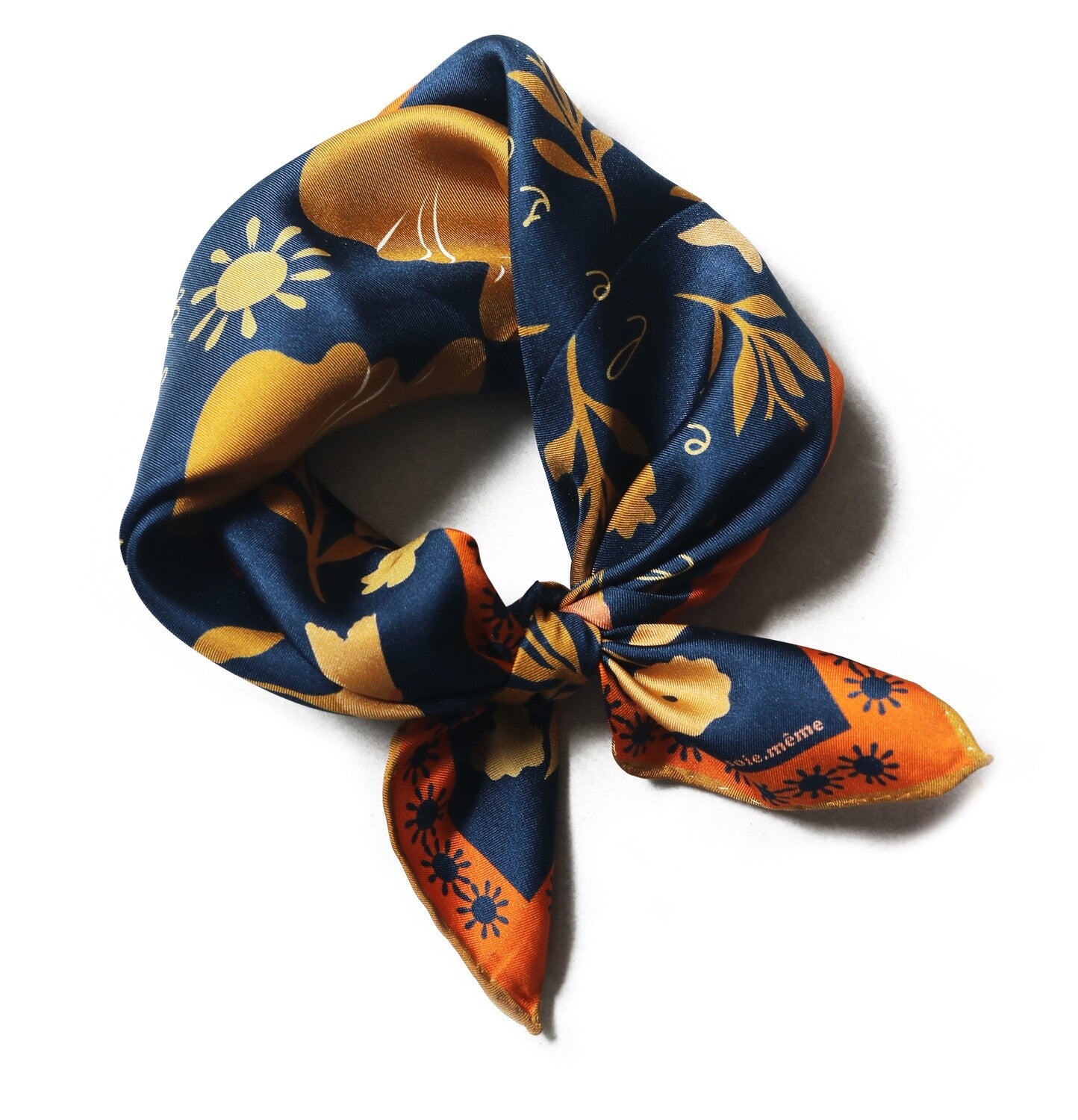Sunshine people silk scarf - Soie.meme