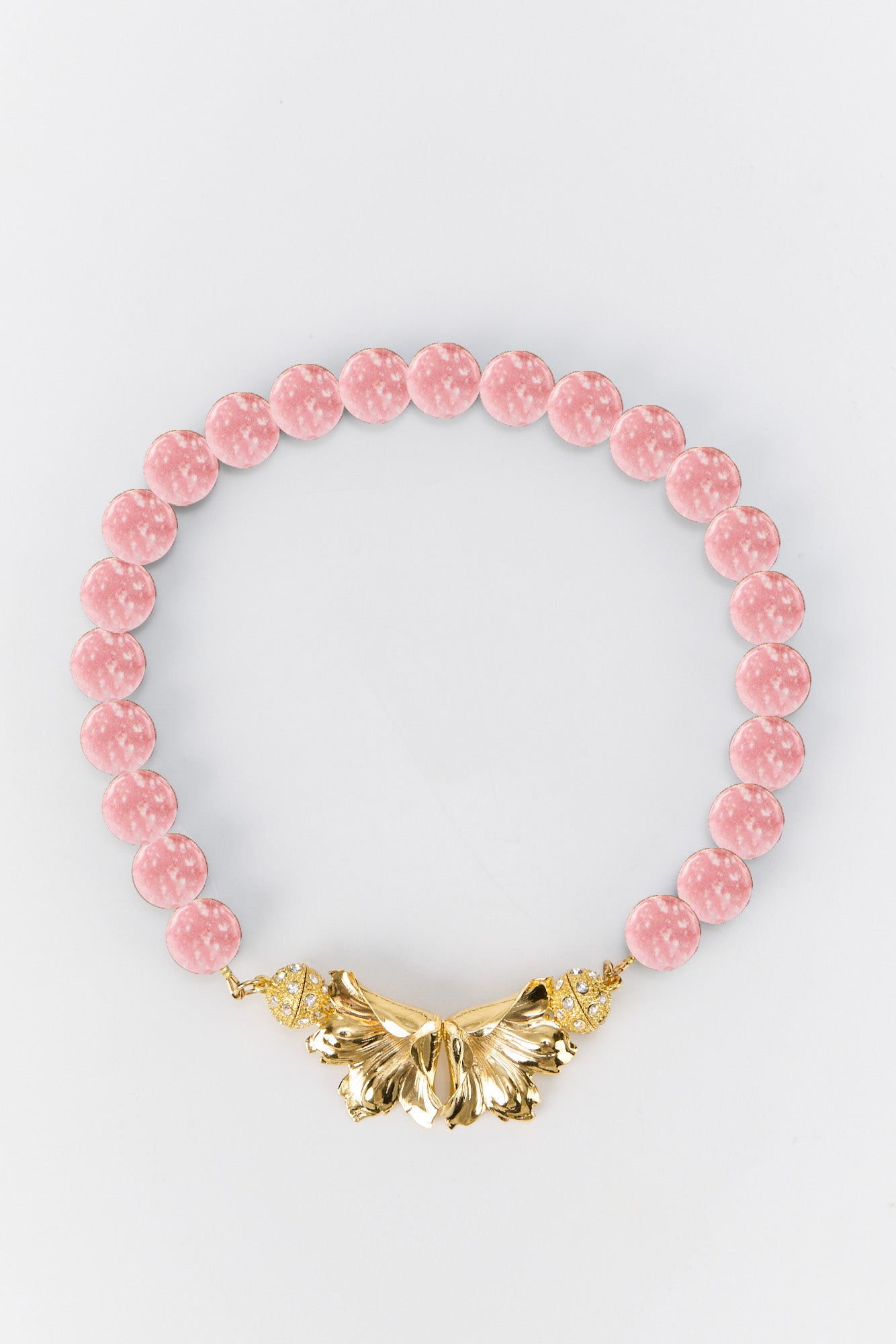 Elizabeth petunia pink necklace - Destree