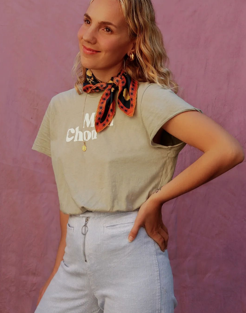 Sunshine people silk scarf - Soie.meme