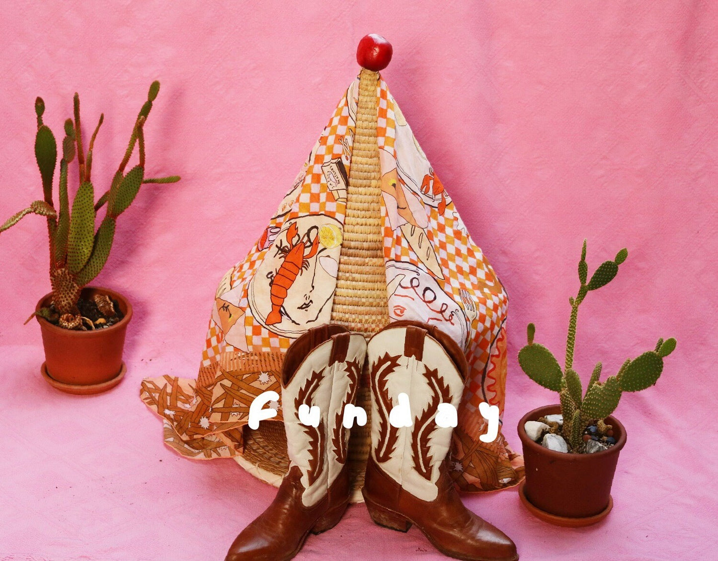 Funday peach pareo - Soie.meme