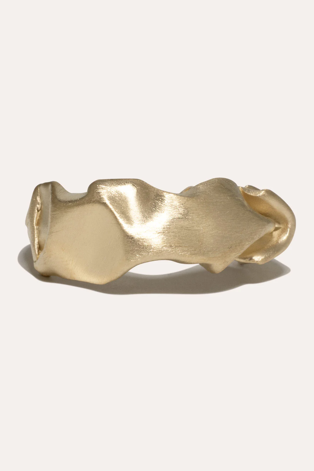 "Notsobig" crunched ring - Completedworks