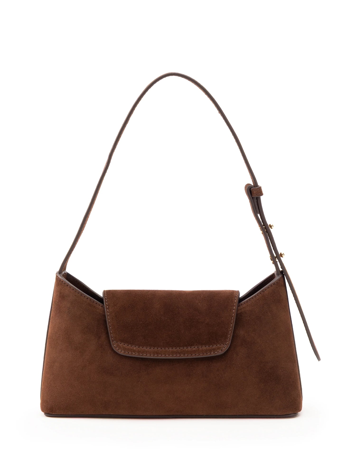 Brown Envelope suede bag - Elleme