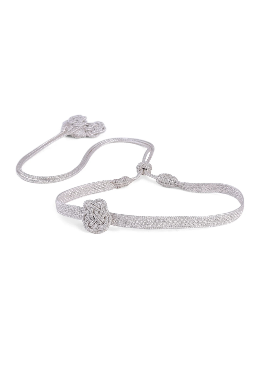 Flower choker silver - Maayaz