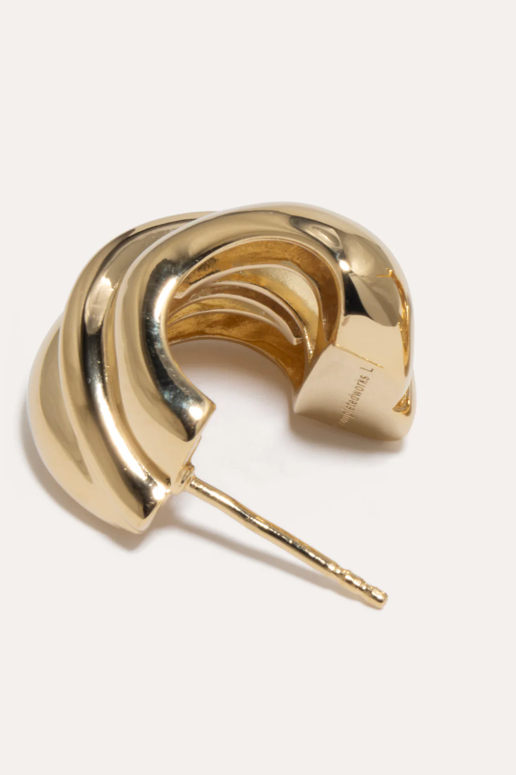 Dollop earrings gold - Completedworks