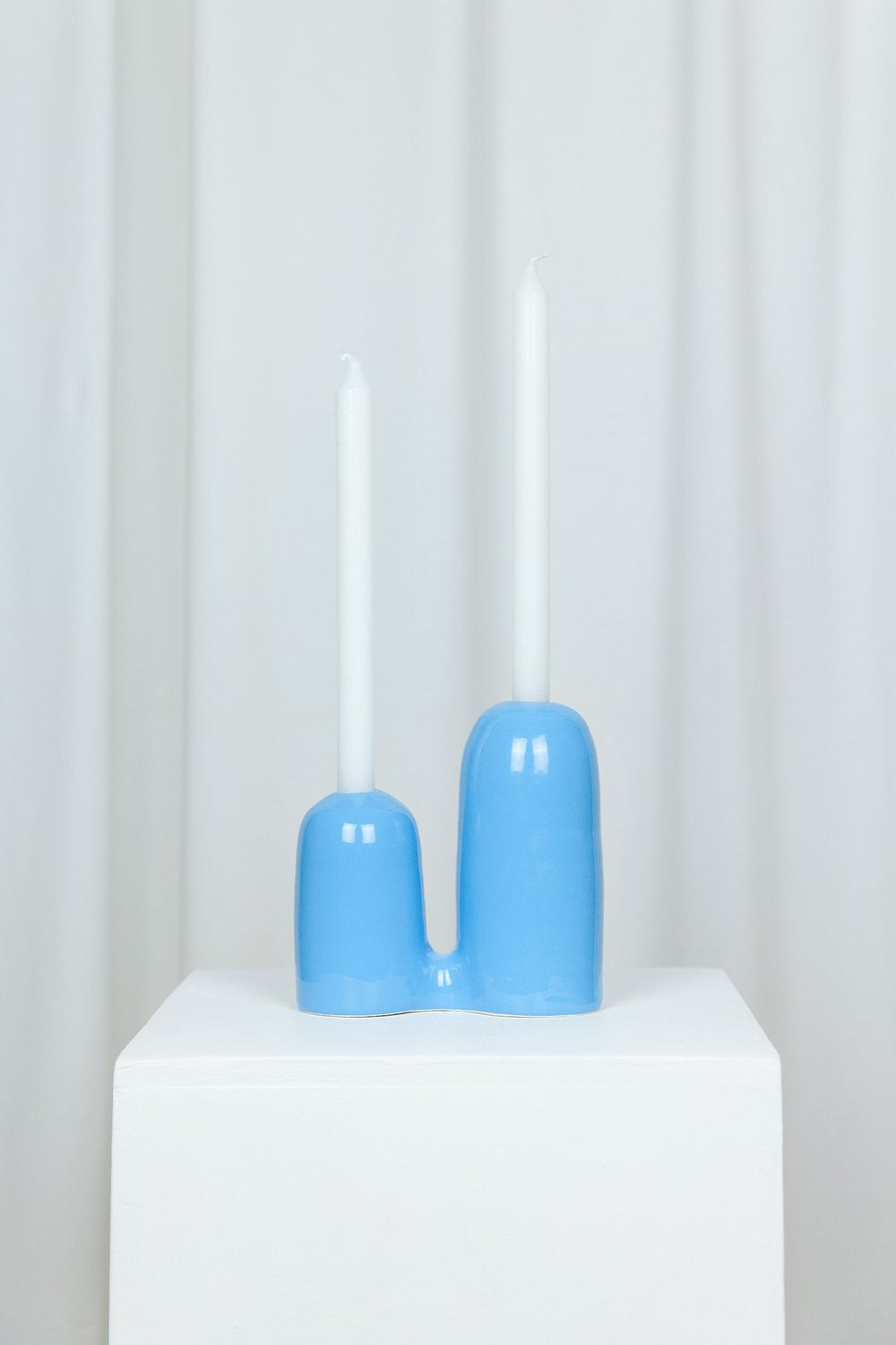 Hills candlestick blue - Lola Mayeras