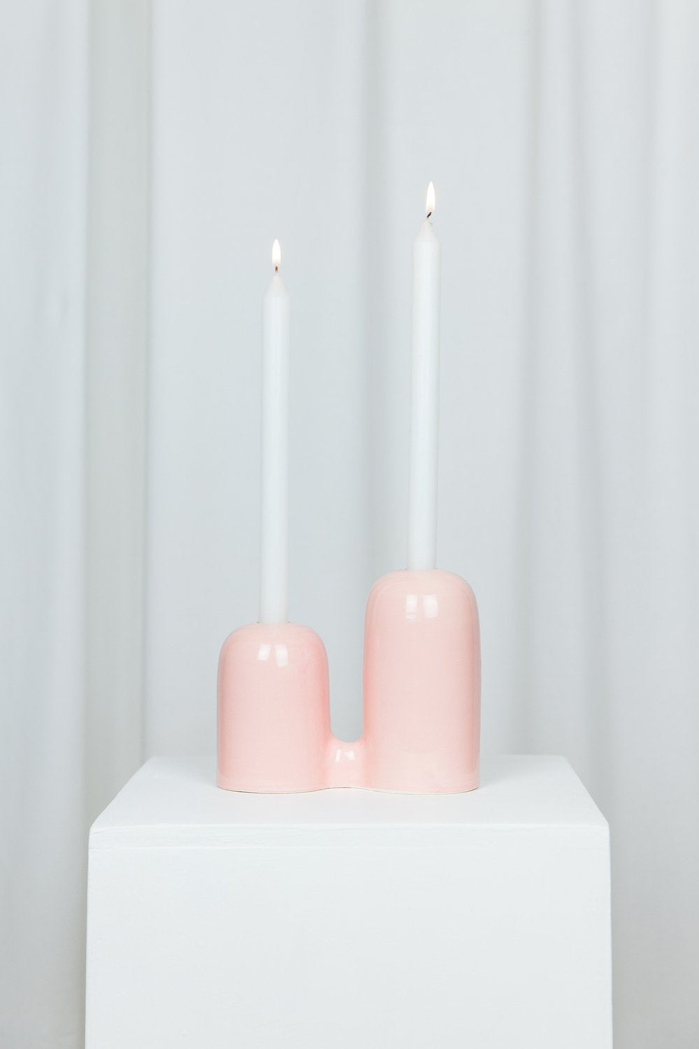 Hills candlestick pink - Lola Mayeras