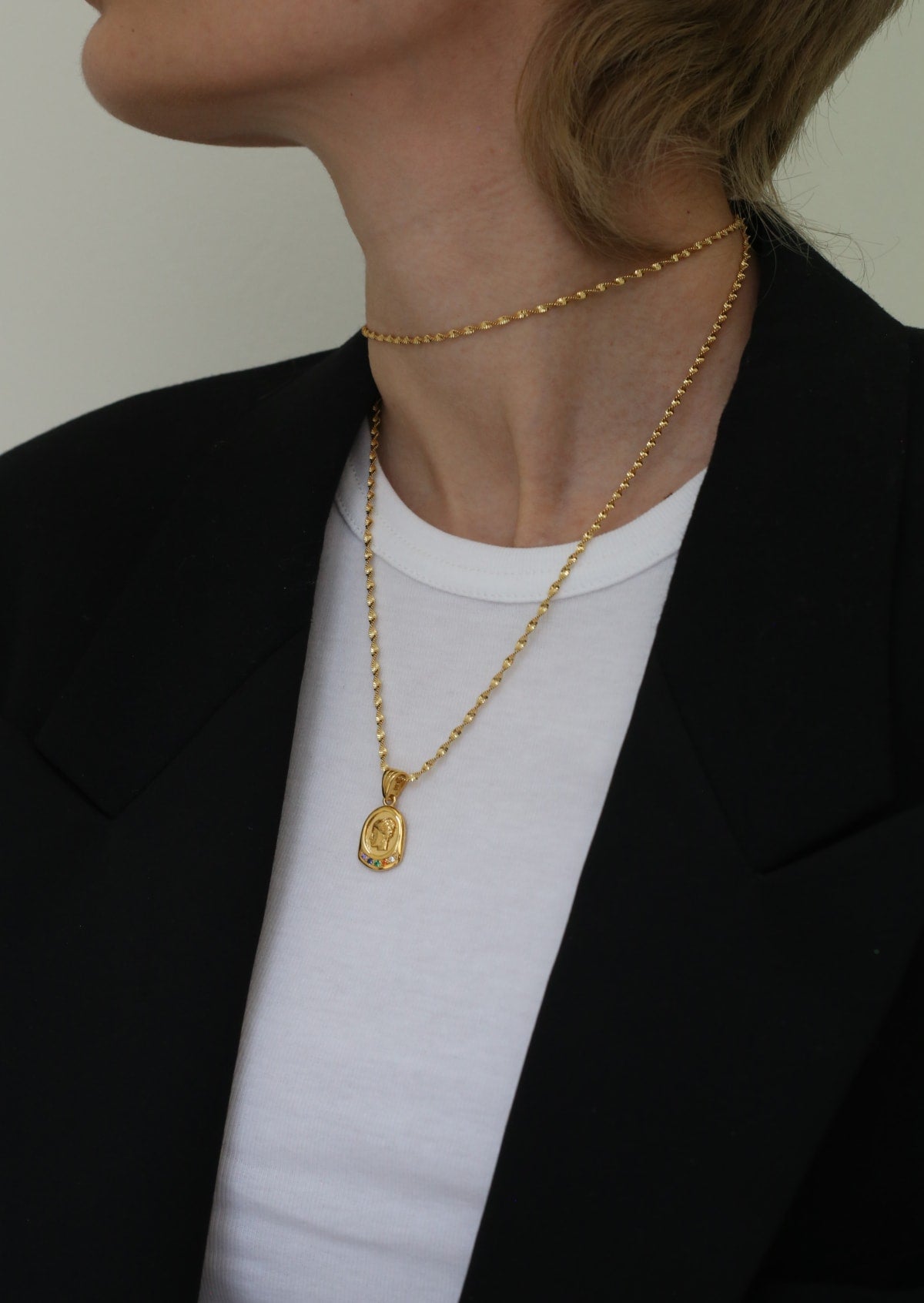 Ygieia stardust medusa necklace - Hermina Athens