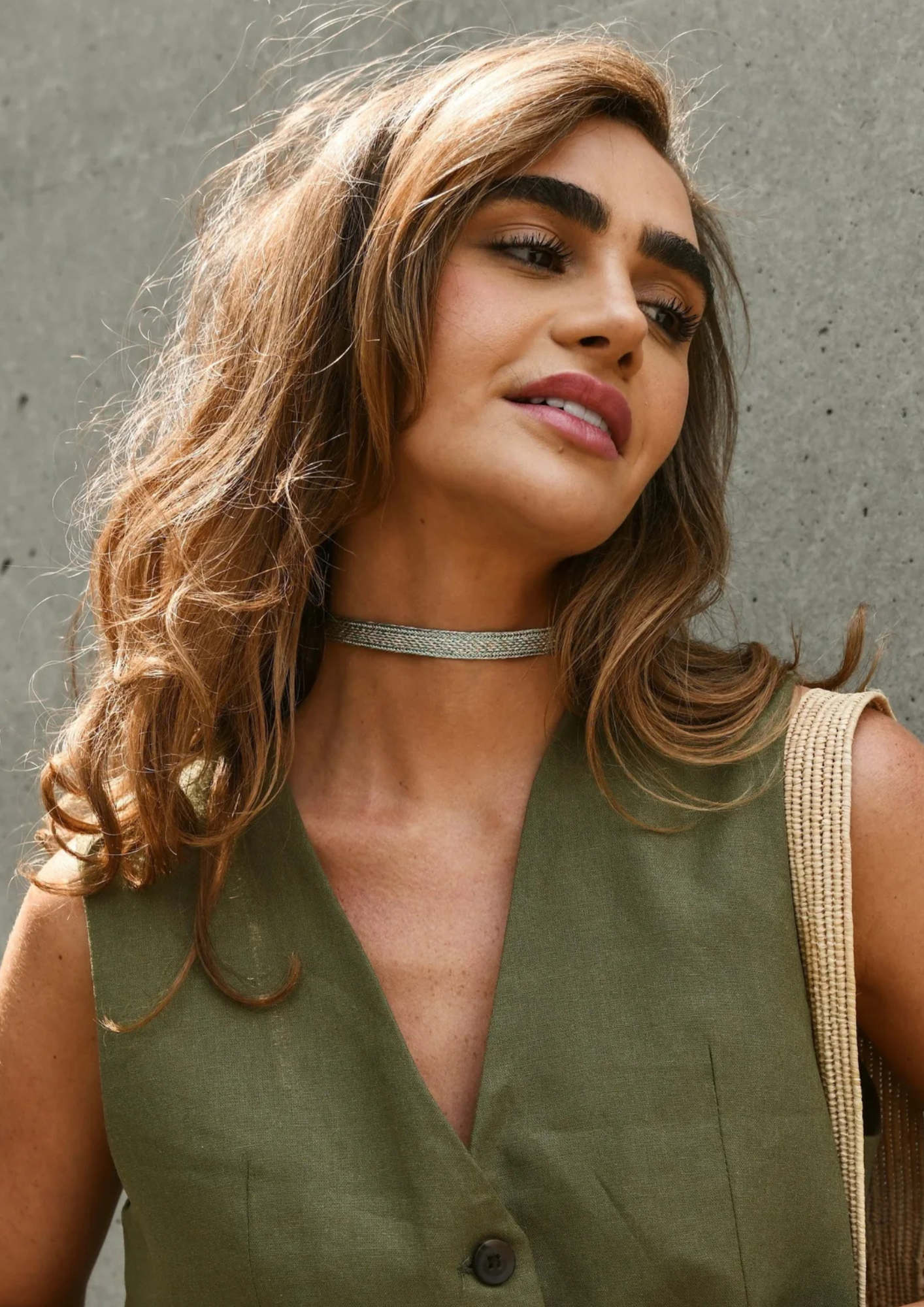 Izy choker blue - Maayaz