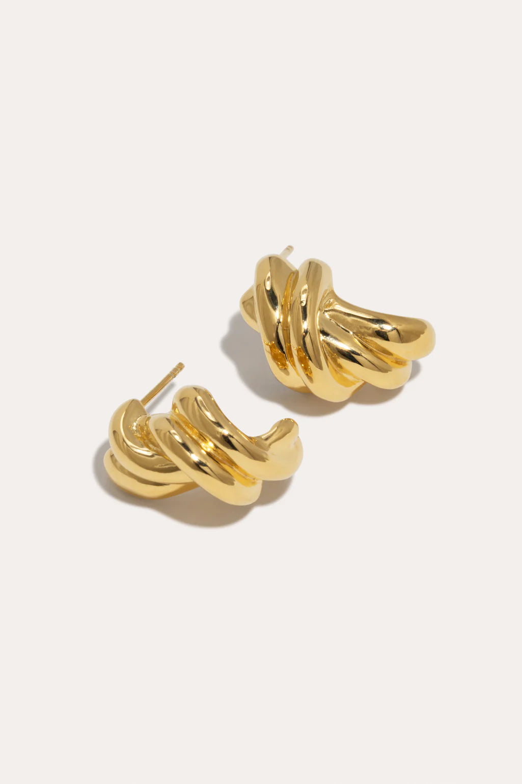 Kettle gold earrings - Completedworks