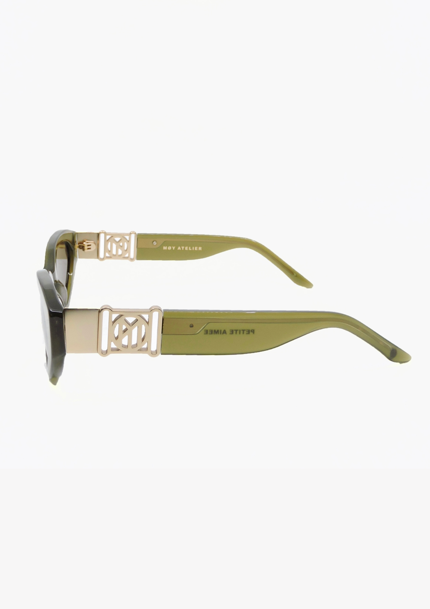 Petite Aimée sunglasses olive - Moy Atelier