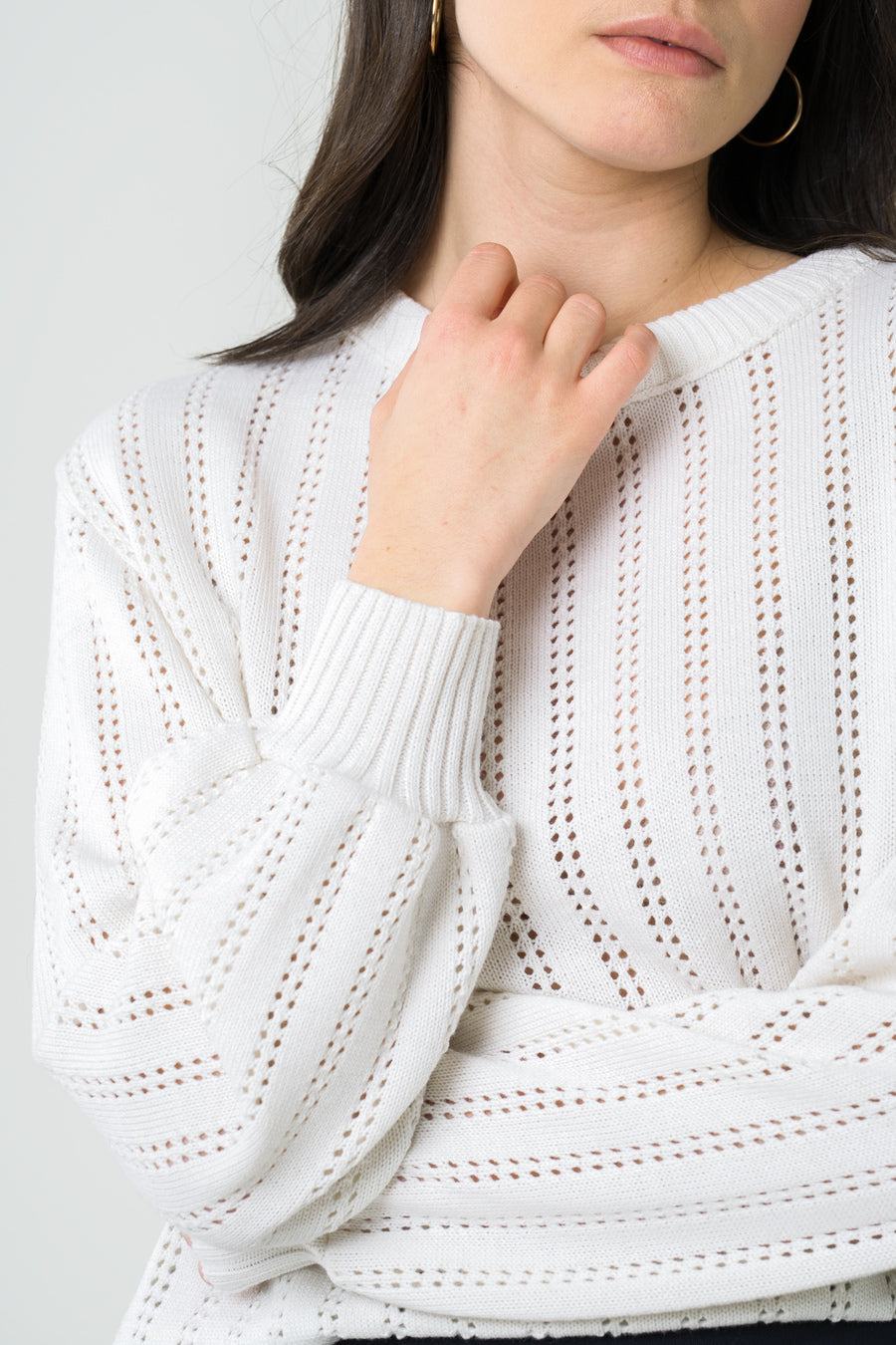 Sweater Lamier off-white - Avani Apparel