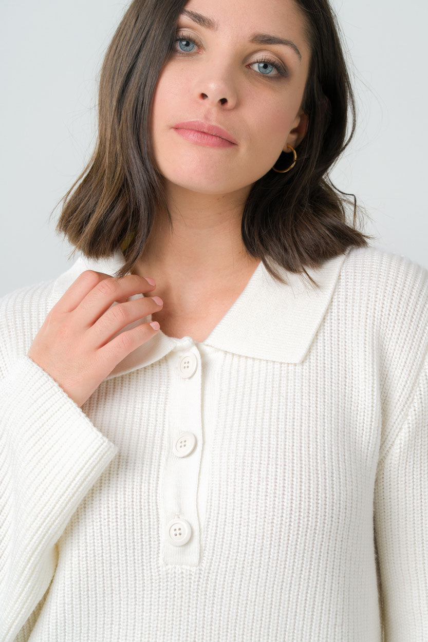 Sweater Torreya off-white - Avani Apparel