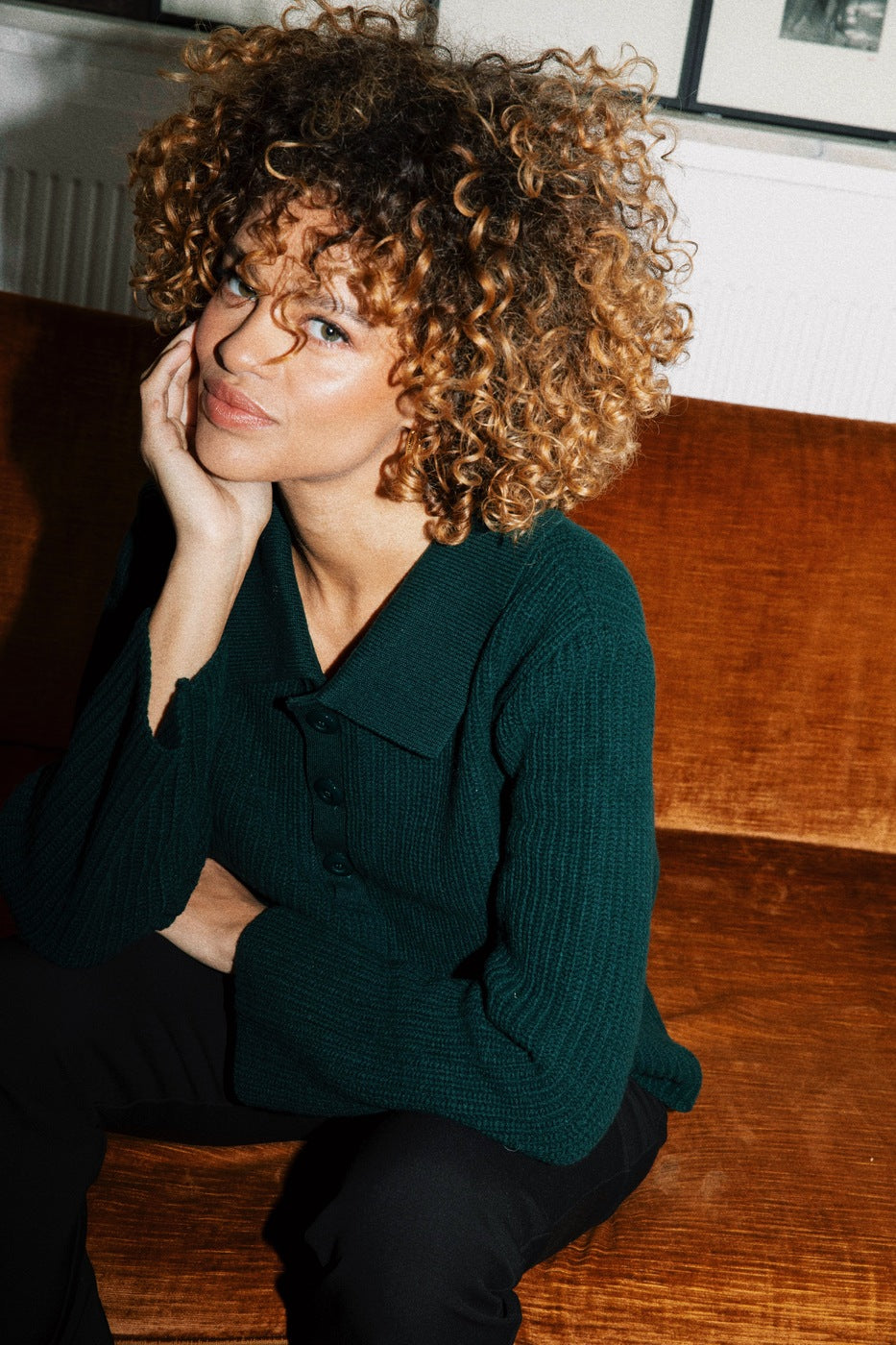 Sweater Torreya green - Avani Apparel