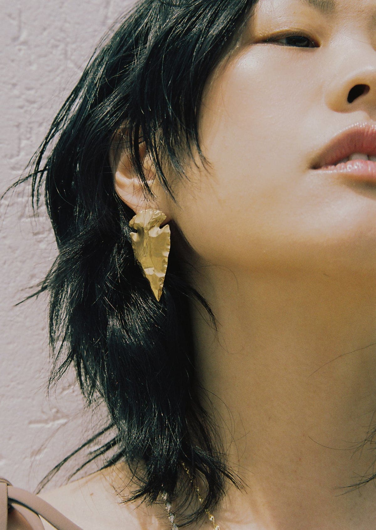 Sepia large earrings - Hermina Athens