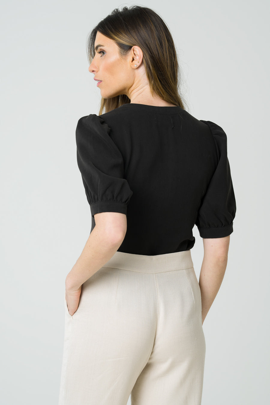 Blouse Aster black - Avani Apparel