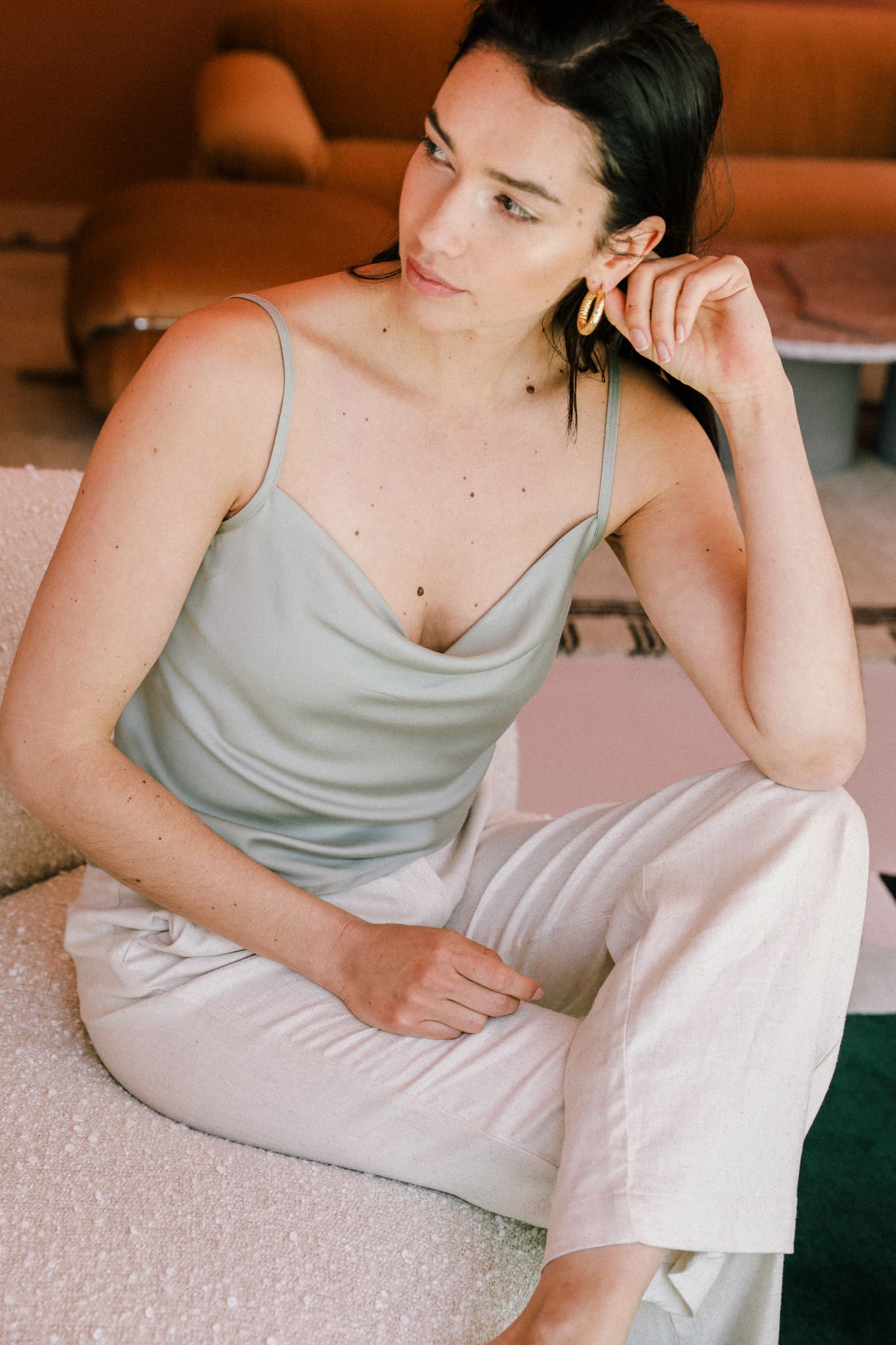 Top Narcisse green - Avani Apparel