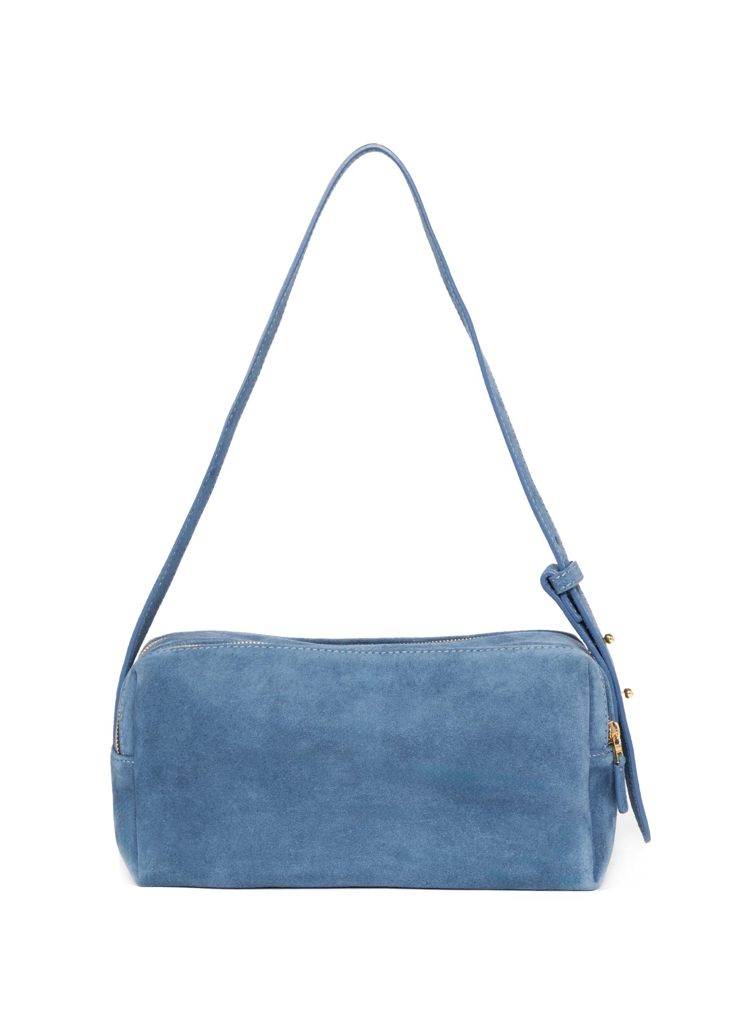 Blue Trousse suede bag - Elleme
