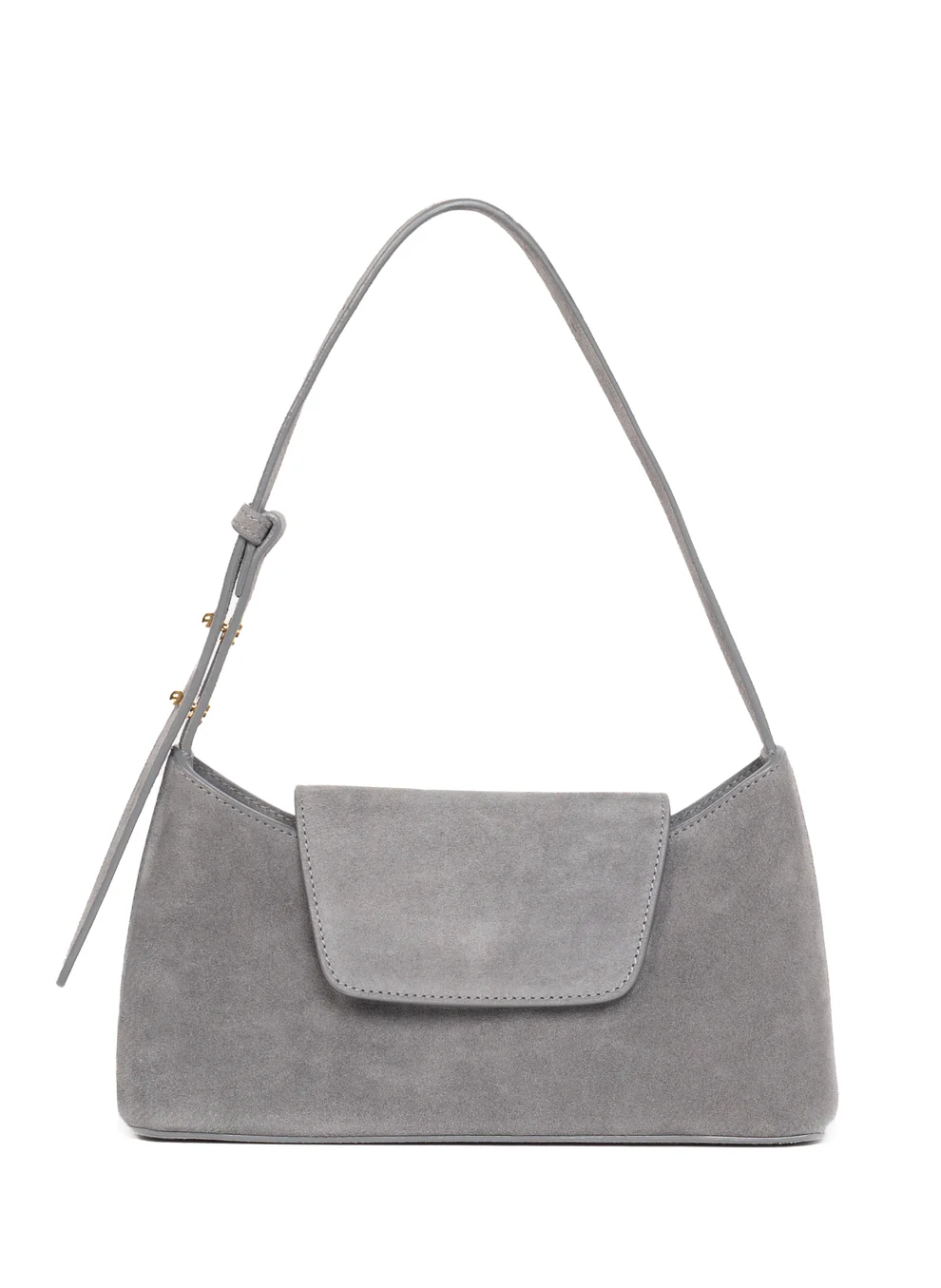 Grey Envelope suede bag - Elleme