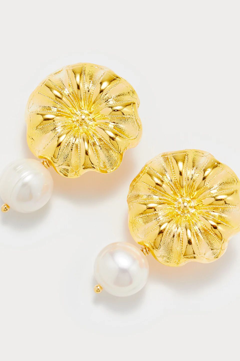 Sonia daisy pearl earrings - Destree