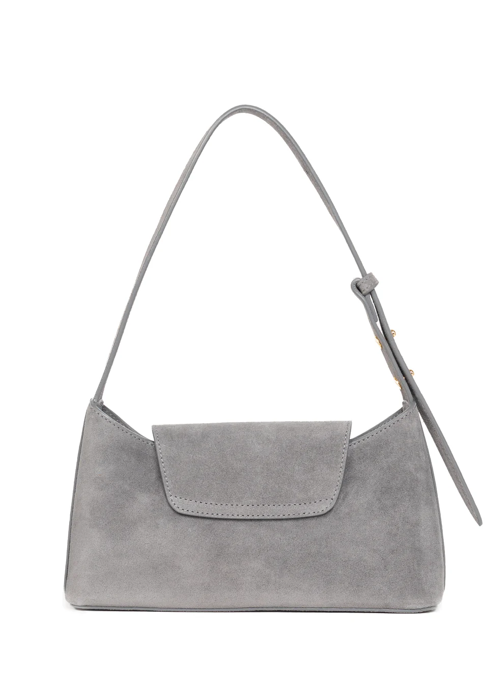 Grey Envelope suede bag - Elleme