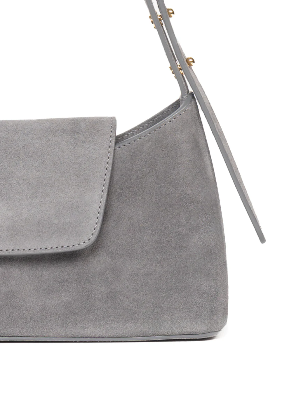 Grey Envelope suede bag - Elleme