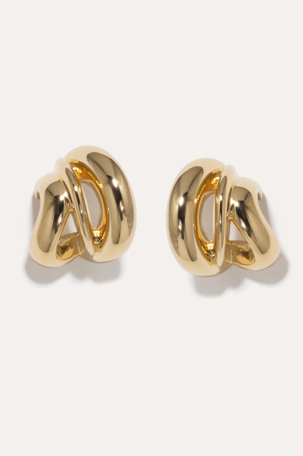 Dollop earrings gold - Completedworks