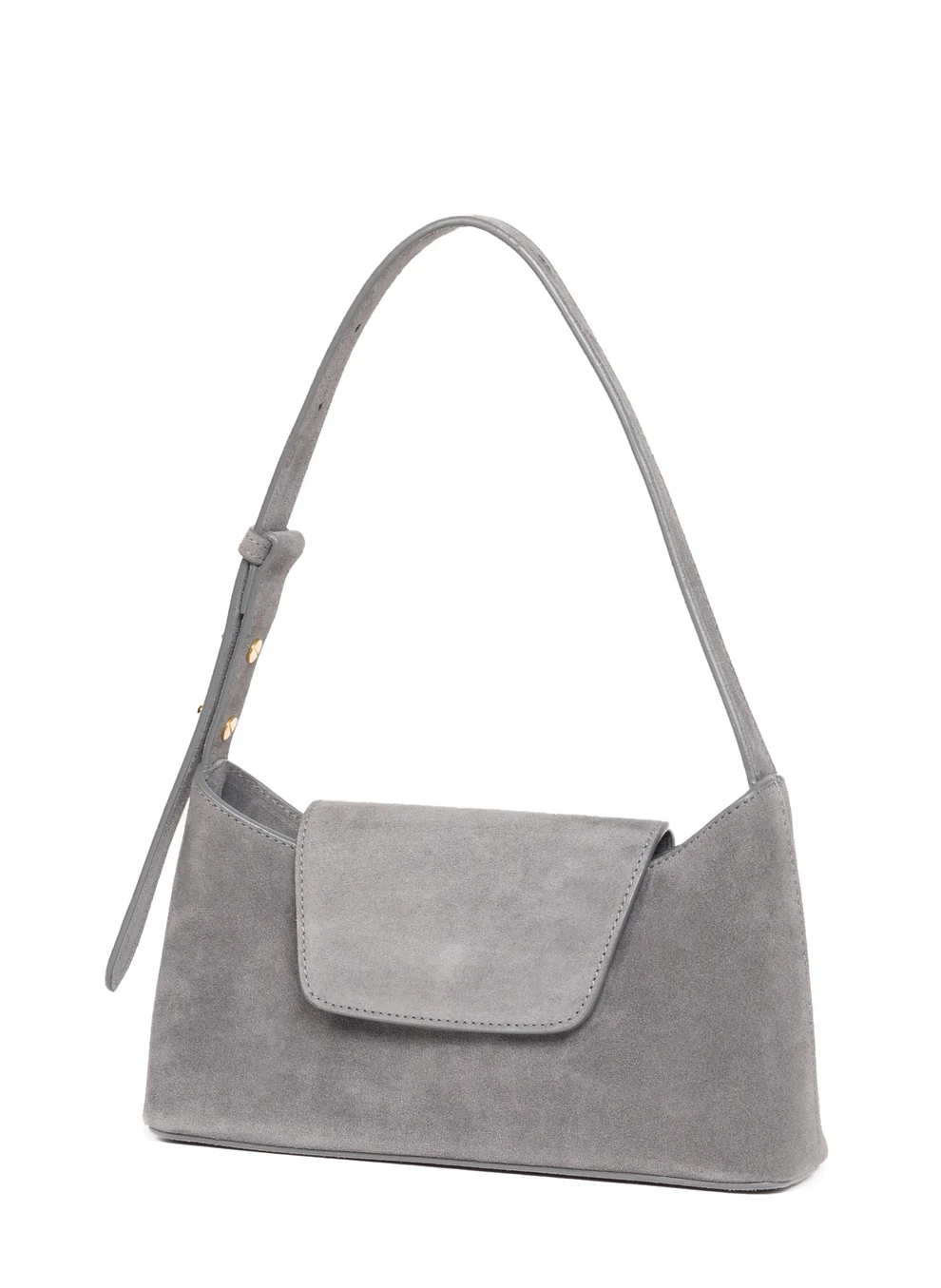 Grey Envelope suede bag - Elleme