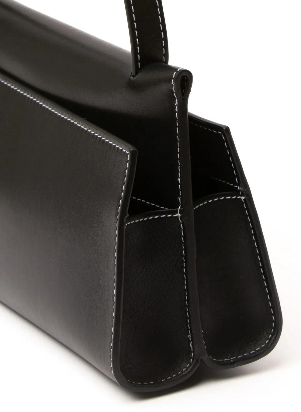 Black Papillon leather bag - Elleme