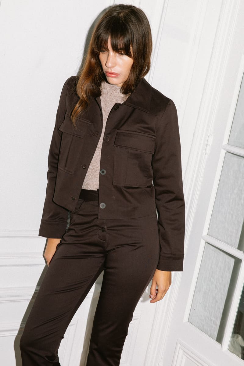 Jacket Dahlia brown - Avani Apparel