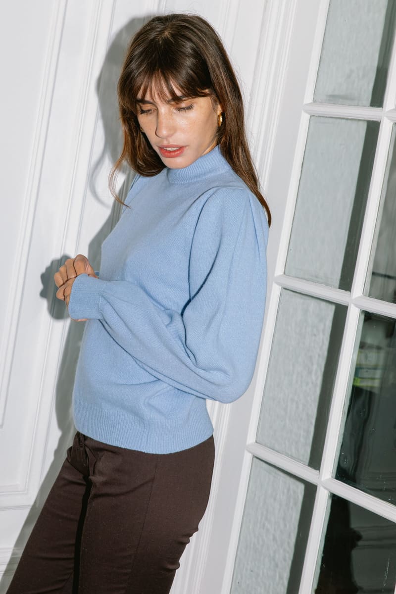 Sweater Ormeau blue - Avani Apparel