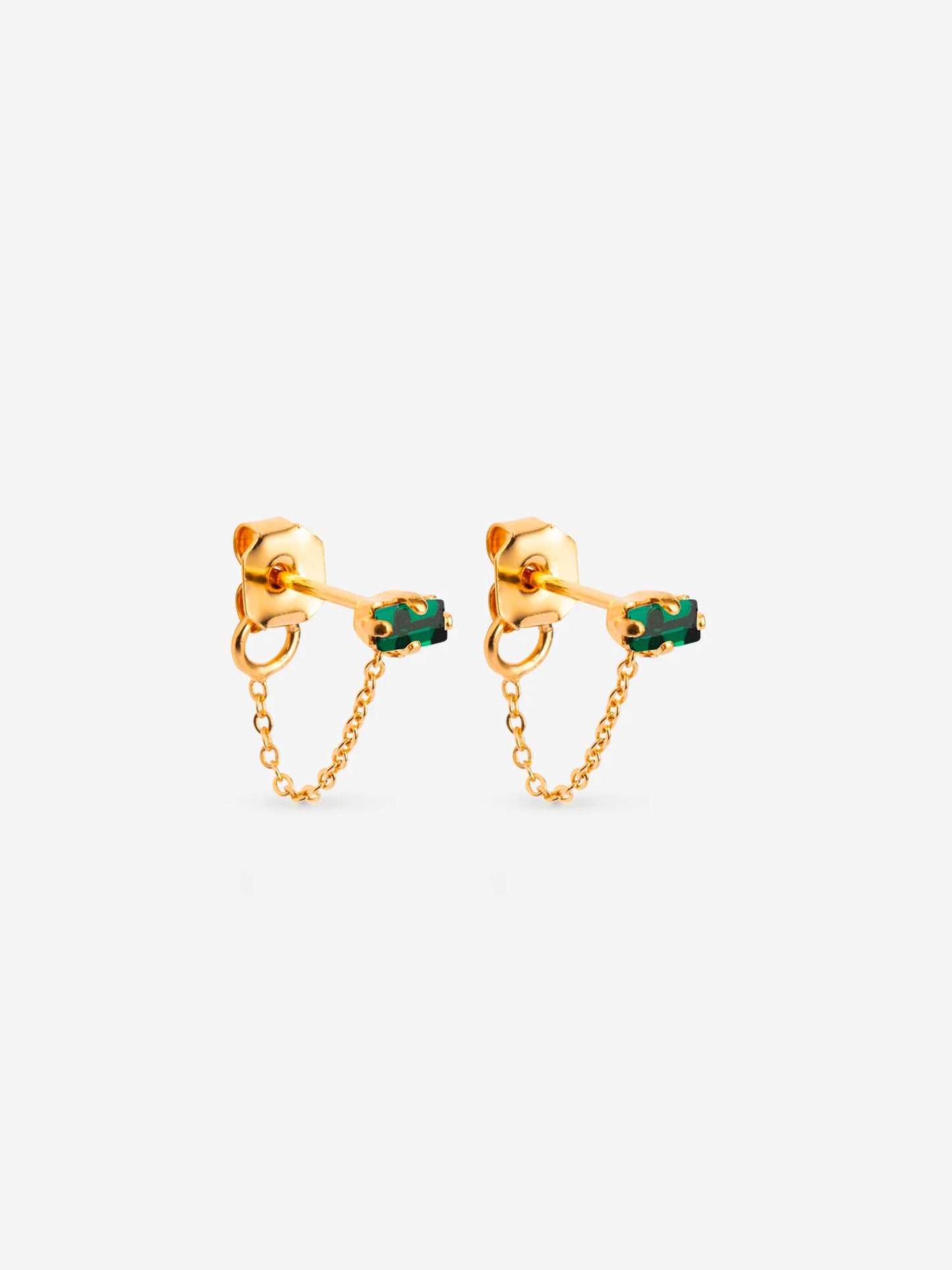 Blaise emerald earrings - April Please