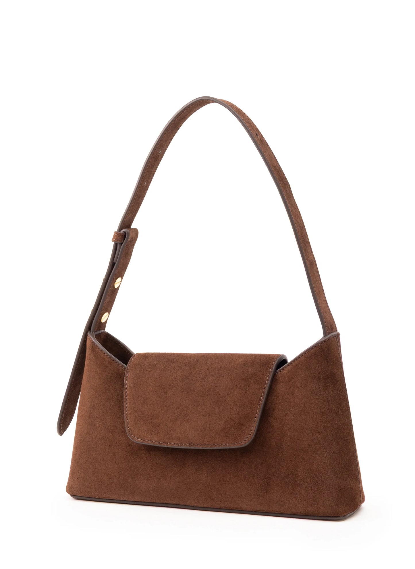 Brown Envelope suede bag - Elleme