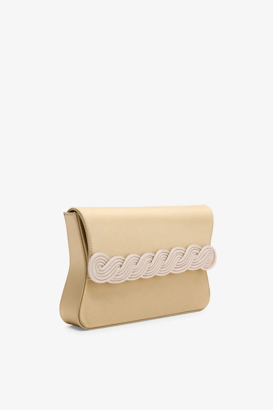 Gerrit beige satin bag - Destree