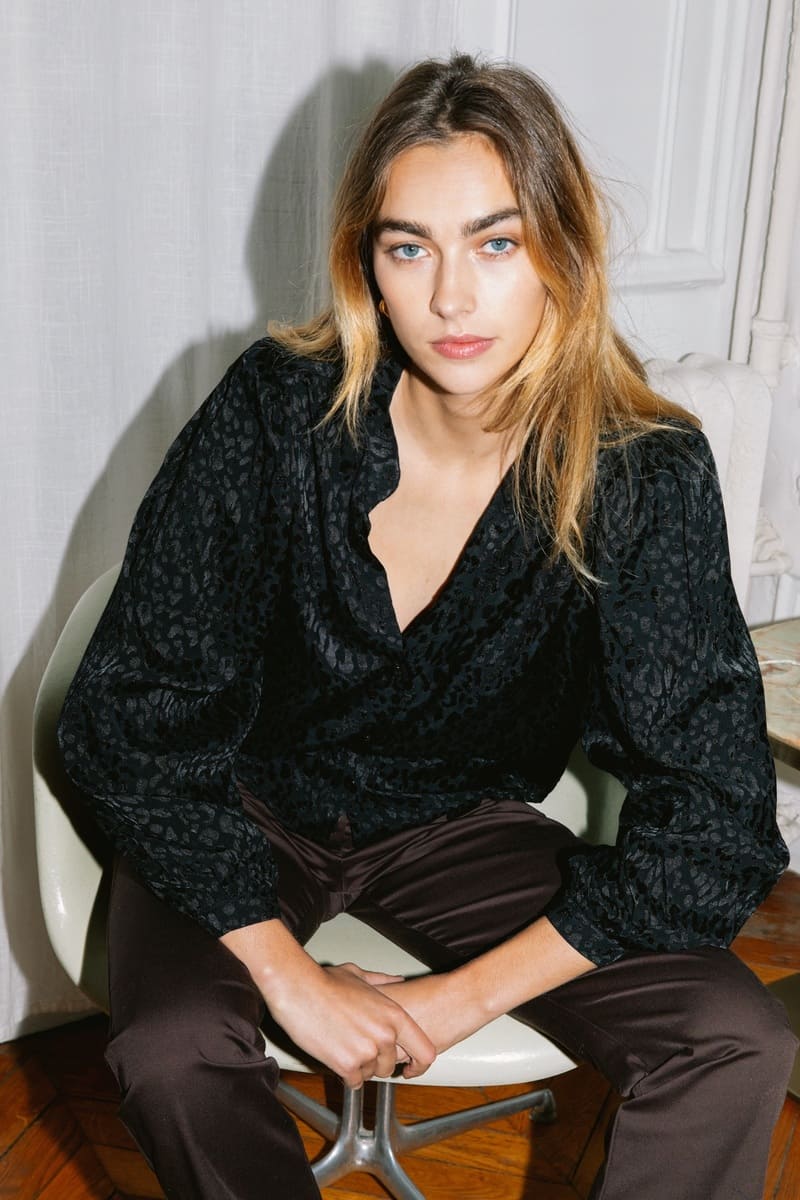 Blouse Hortensia black - Avani Apparel