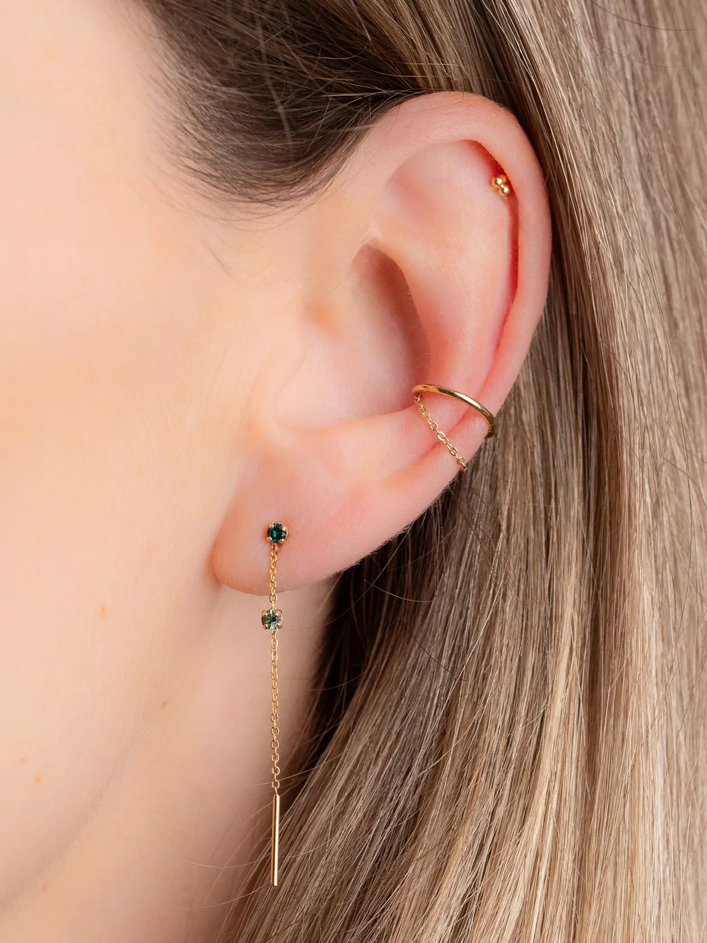 Justin green earring - April Please