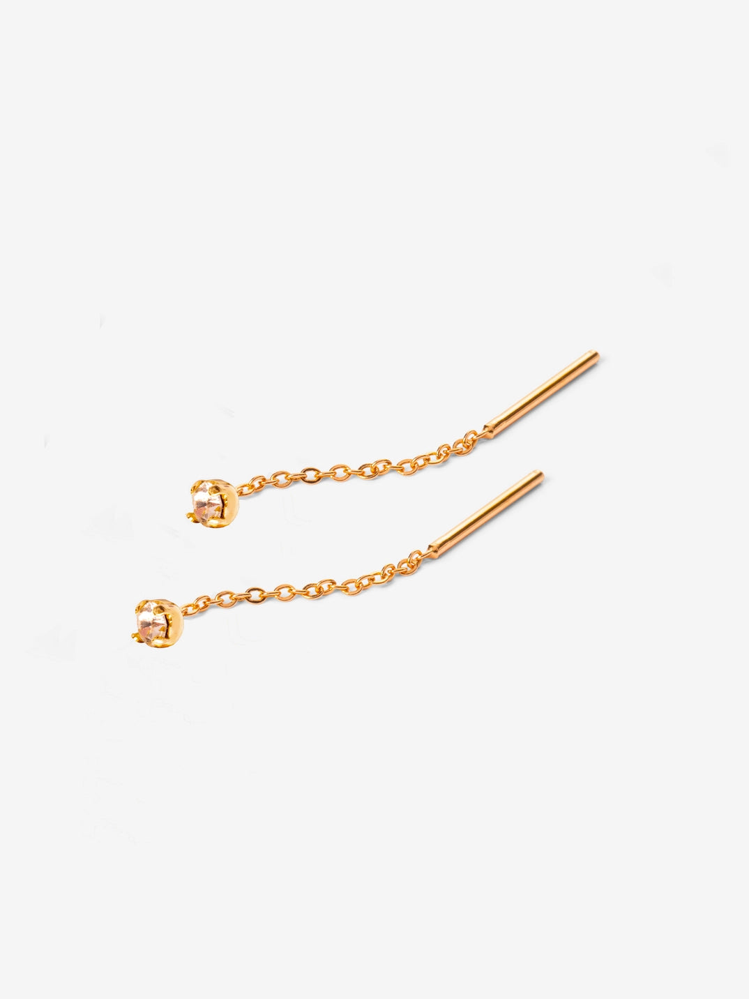 Marius champagne earrings - April Please