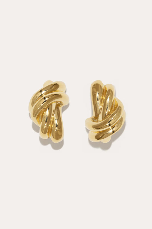 Kettle gold earrings - Completedworks