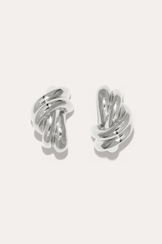Kettle silver earrings - Completedworks