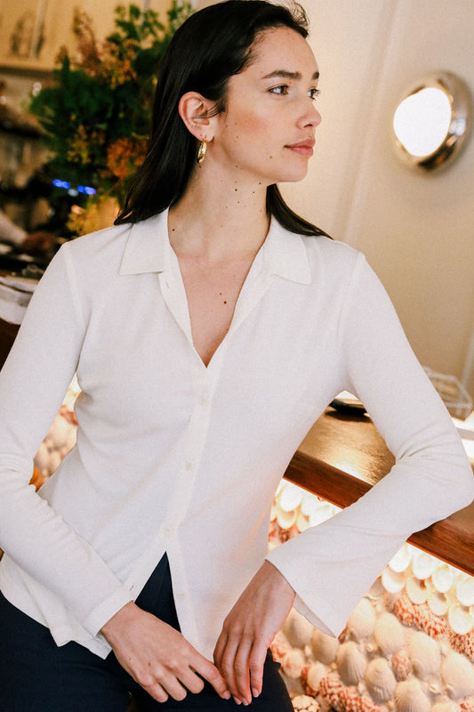 Top Mélisse off-white - Avani Apparel