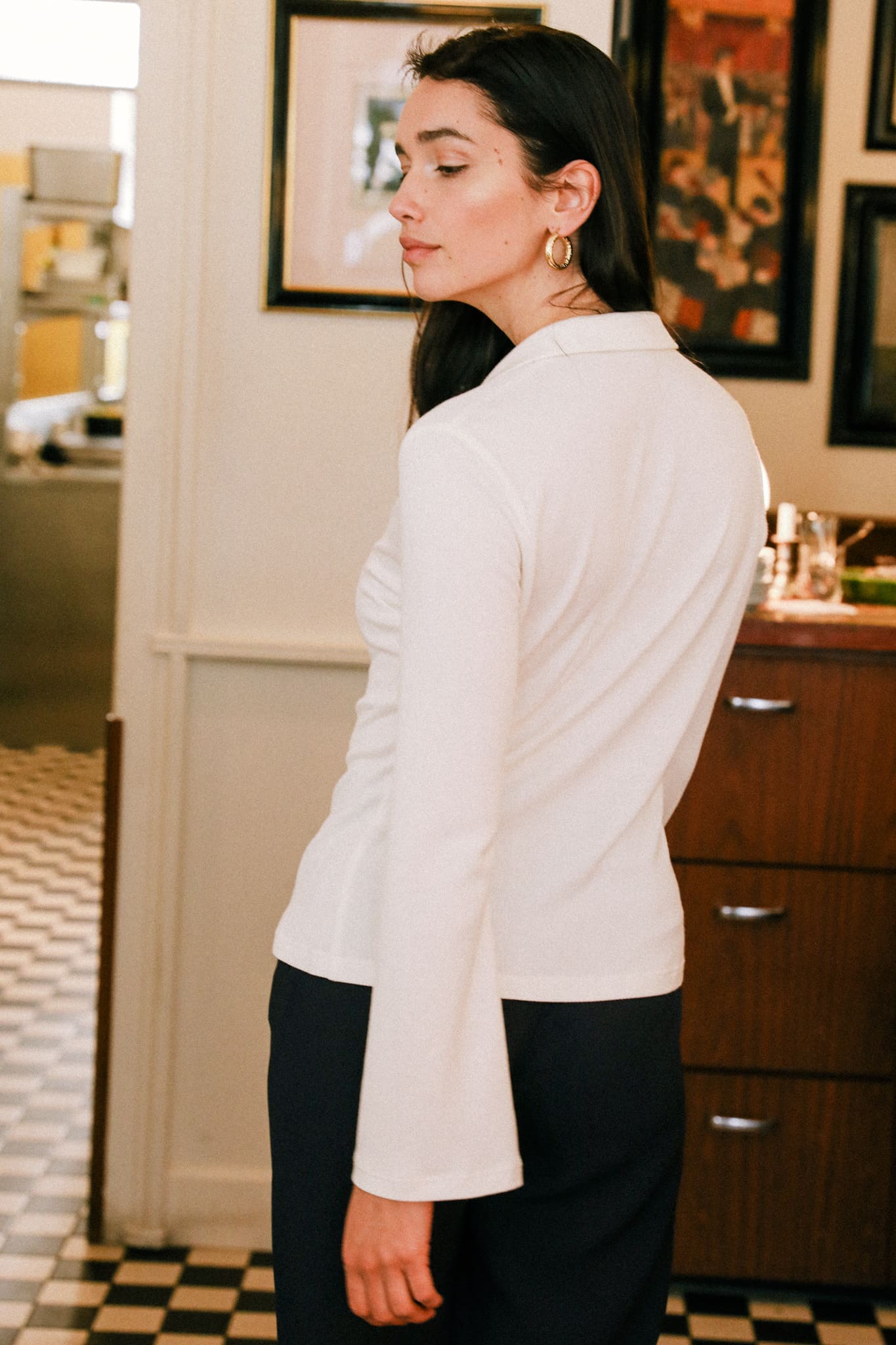 Top Mélisse off-white - Avani Apparel