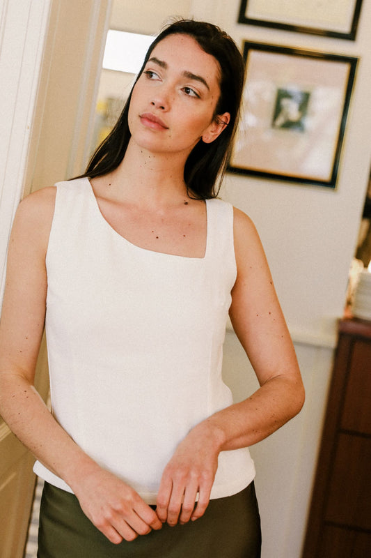 Top Azalée white - Avani Apparel