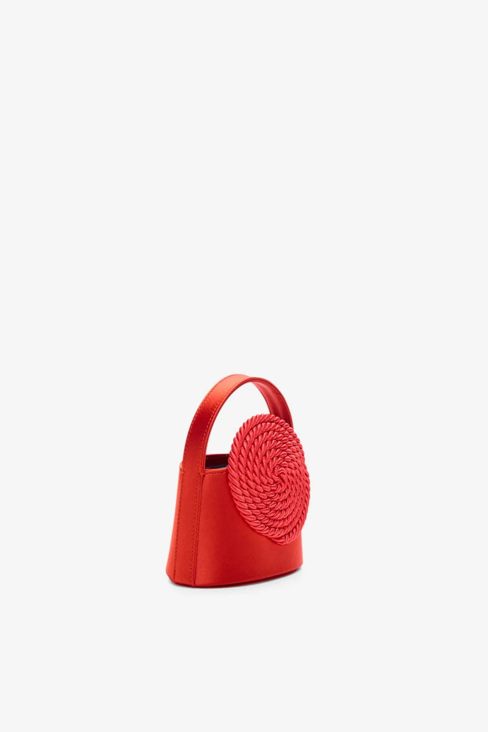 Satin red fire mini Gunther bag - Destree